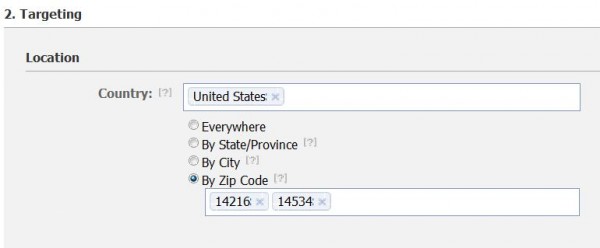 Facebook Targeting By Zip Code