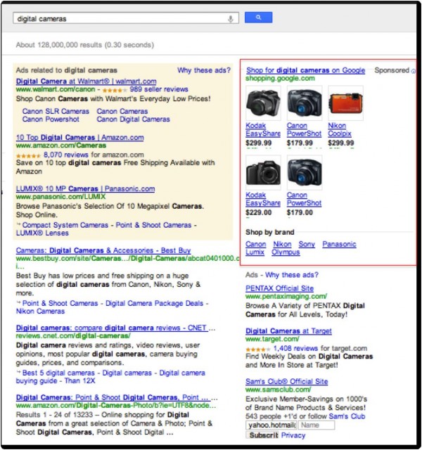 Google Product Listing Ads Example 1