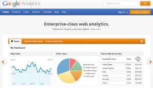 Google analytics screenshot