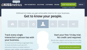 Kissmetrics screenshot