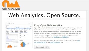 Open Web Analytics screenshot