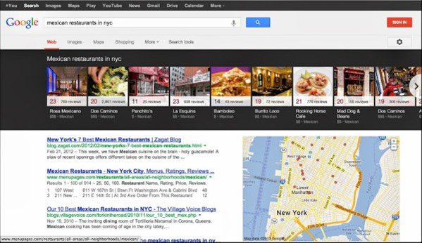 Google Knowledge Graph Carousel For Local Search
