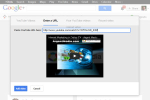Adding videos on your Google+ Local page