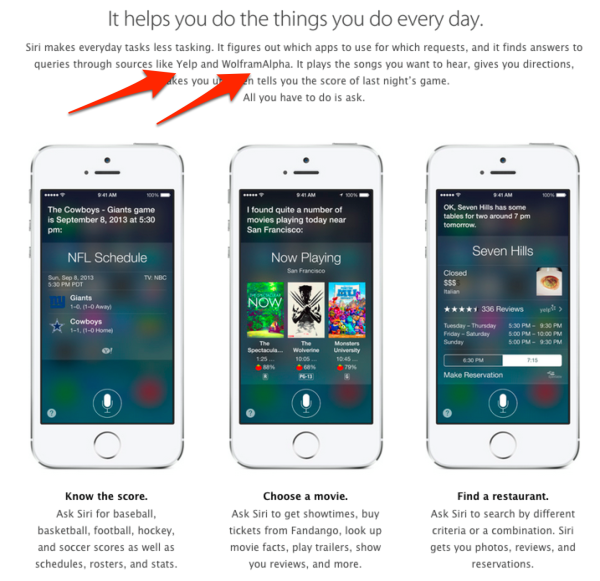 Apple - iOS 7 - Siri