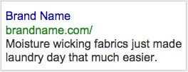 Example AdWords Ad 1