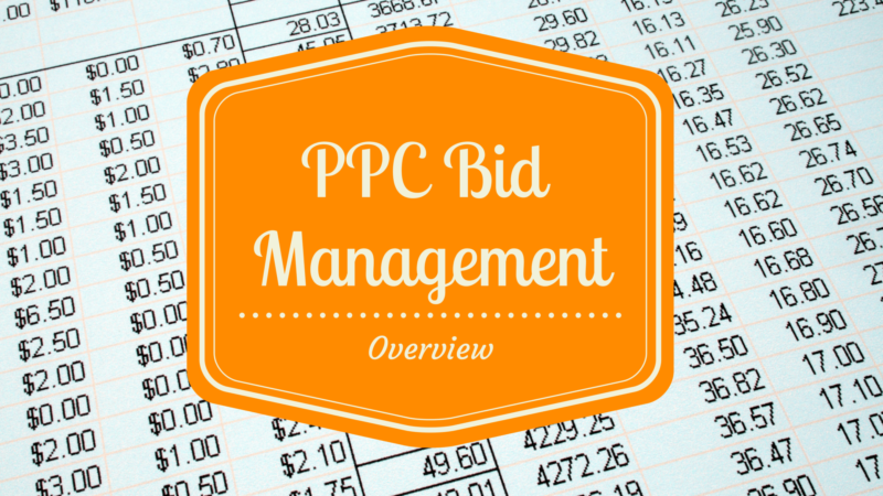 PPC Bid Management Overview