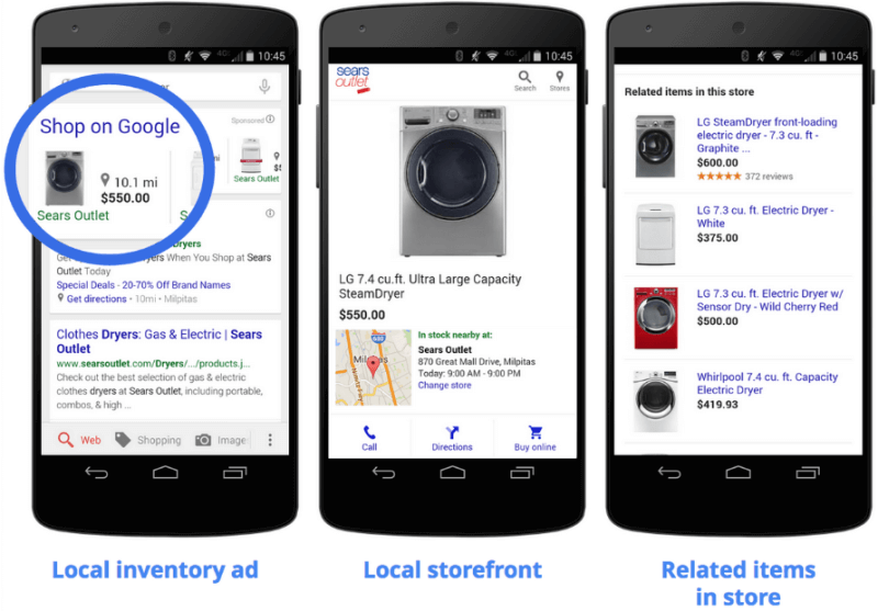 google local inventory ads