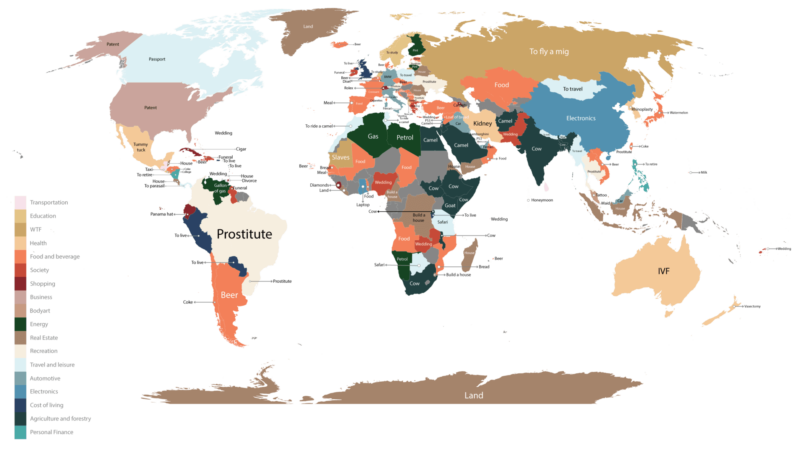 Most Googled Products in Every Country