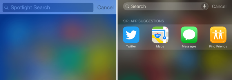 spotlight ios 8 to ios 9