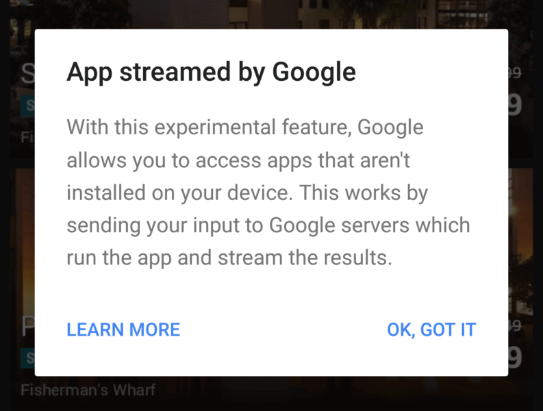 google-search-app-stream-notice