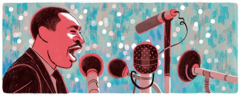 MLK Day doodle 2016