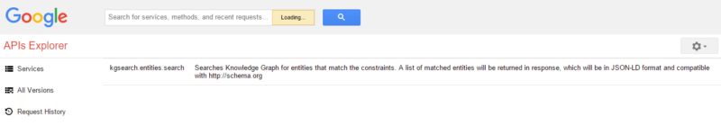 Google APIs Explorer