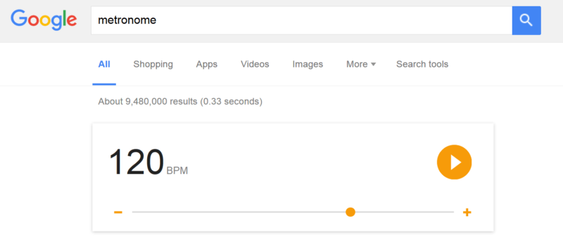 Google metronome