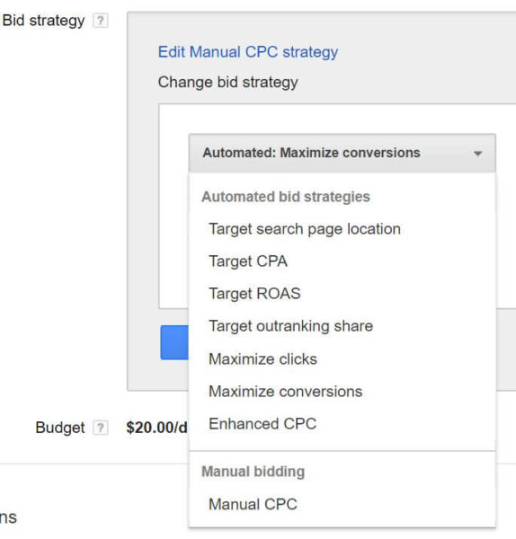 Adwords Smart Bidding Maximize Conversions