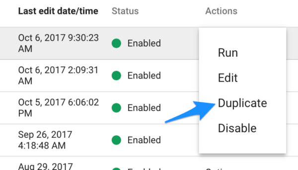 Duplicate An AdWords Scripts