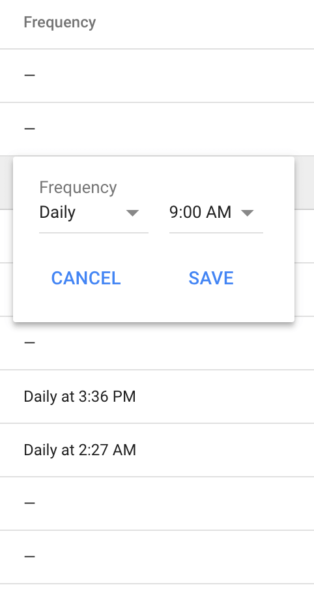 Script Scheduling