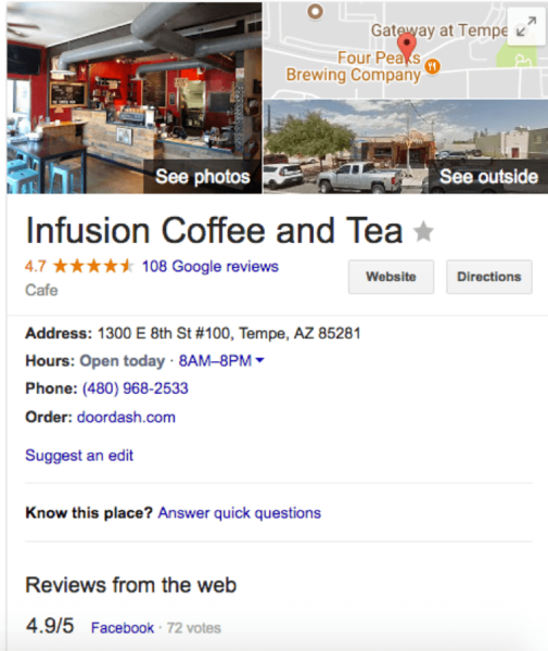 Infusion Coffee Tempe