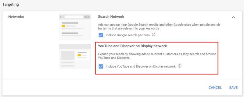 Google Shopping Network Setting Options Display Youtube Discover