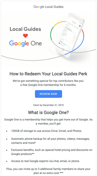 Local Guides Google One