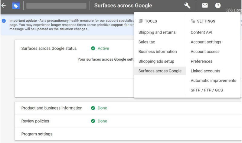 Faq Google Shopping Surfaces Across Google