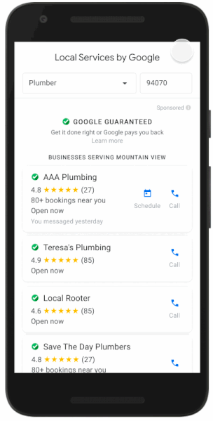 Google Local Services Ads Booking In Ad 1