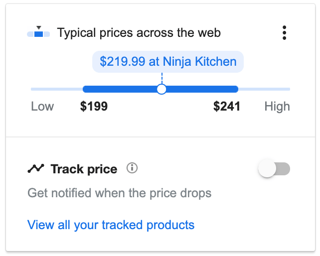 Google Shopping Price Insights