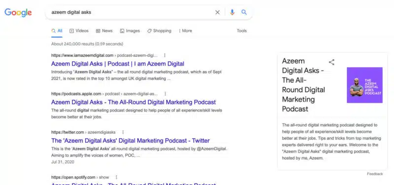 Azeeem Podcast Google