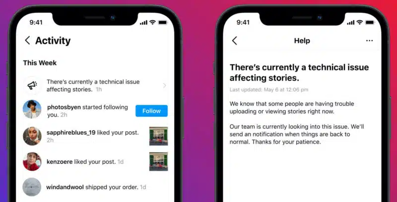 Instagram Facebook Outage