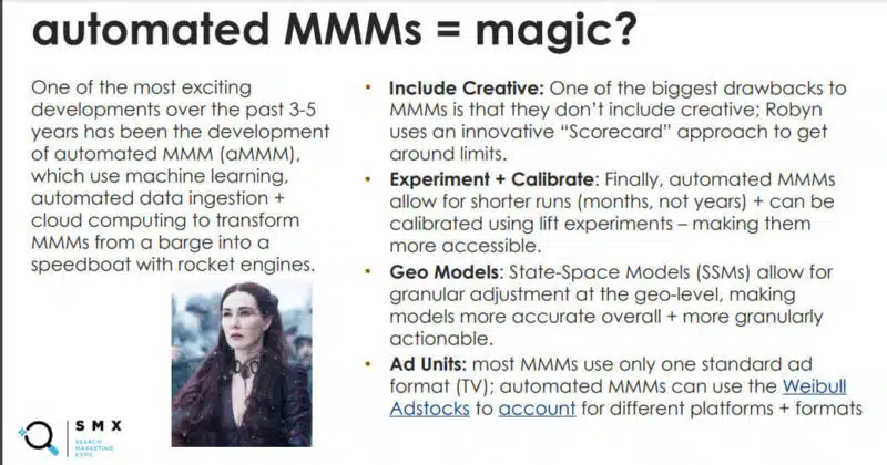 description of automated MMMs