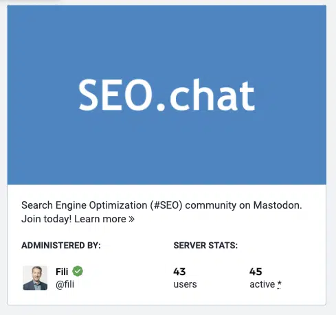 SEO.chat Mastodon