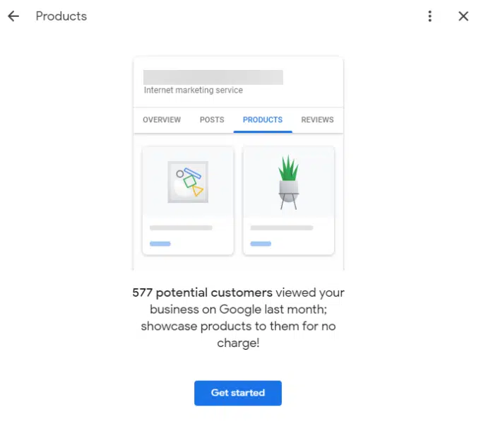 Edit products - get started