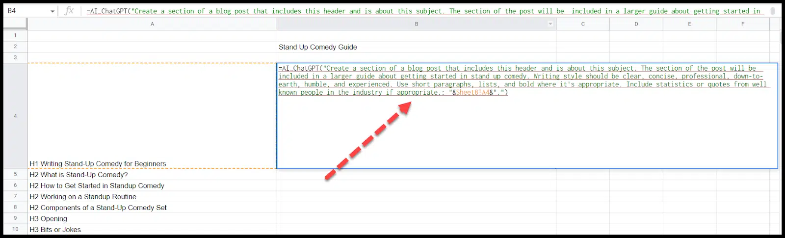 ChatGPT API - longer content and post outlines