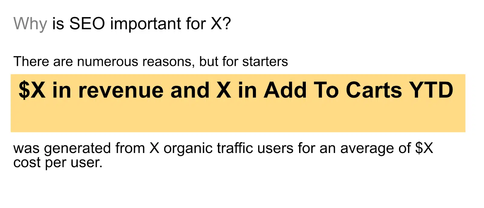 Enterprise SEO - stats slide