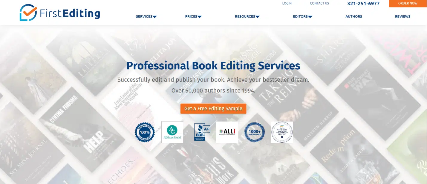 Professional editing services