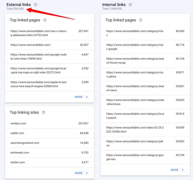 Google Search Console Link Counts Drop 1656856705