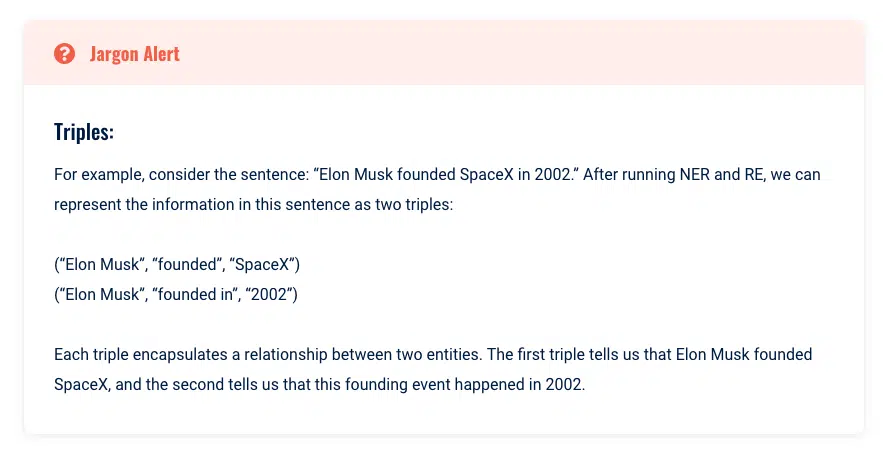 Jargon alert - Triples