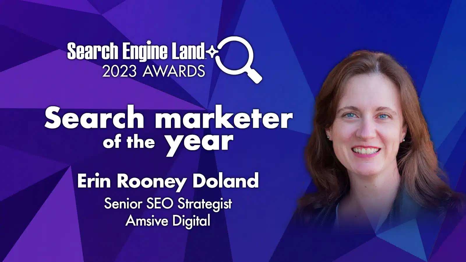 Erin Rooney Doland, Search Engine Land Awards's 2023 Search marketer of the year