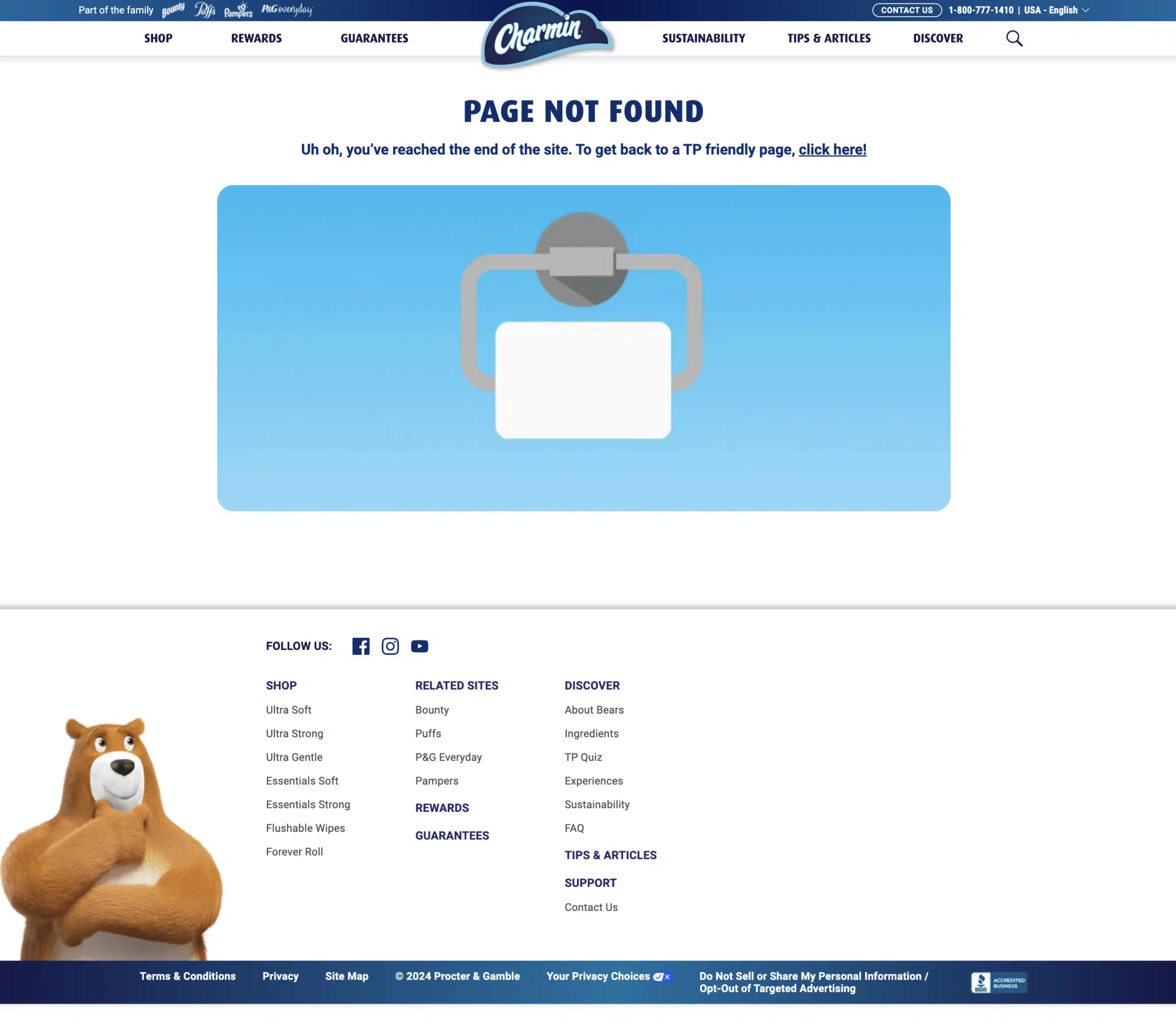 Charmin 404 page