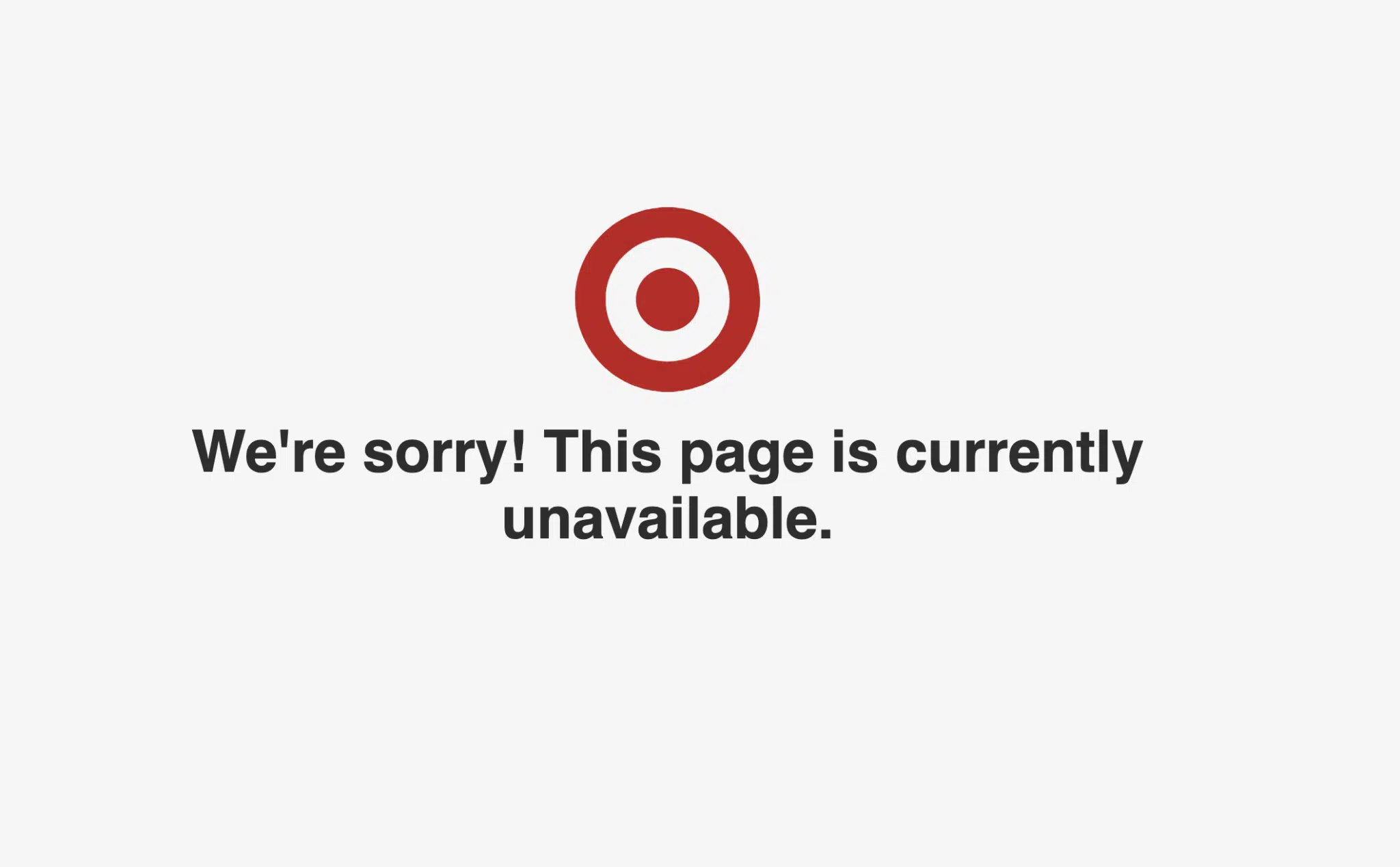 Target 404 page