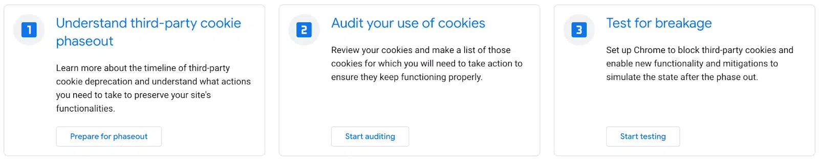 Google's guide to preparing for third-party cookie restrictions