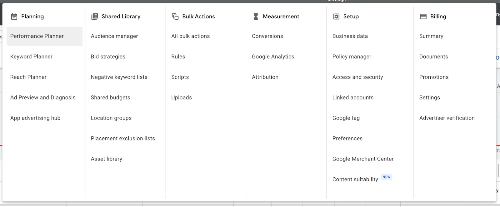 Google Ads Account Setup