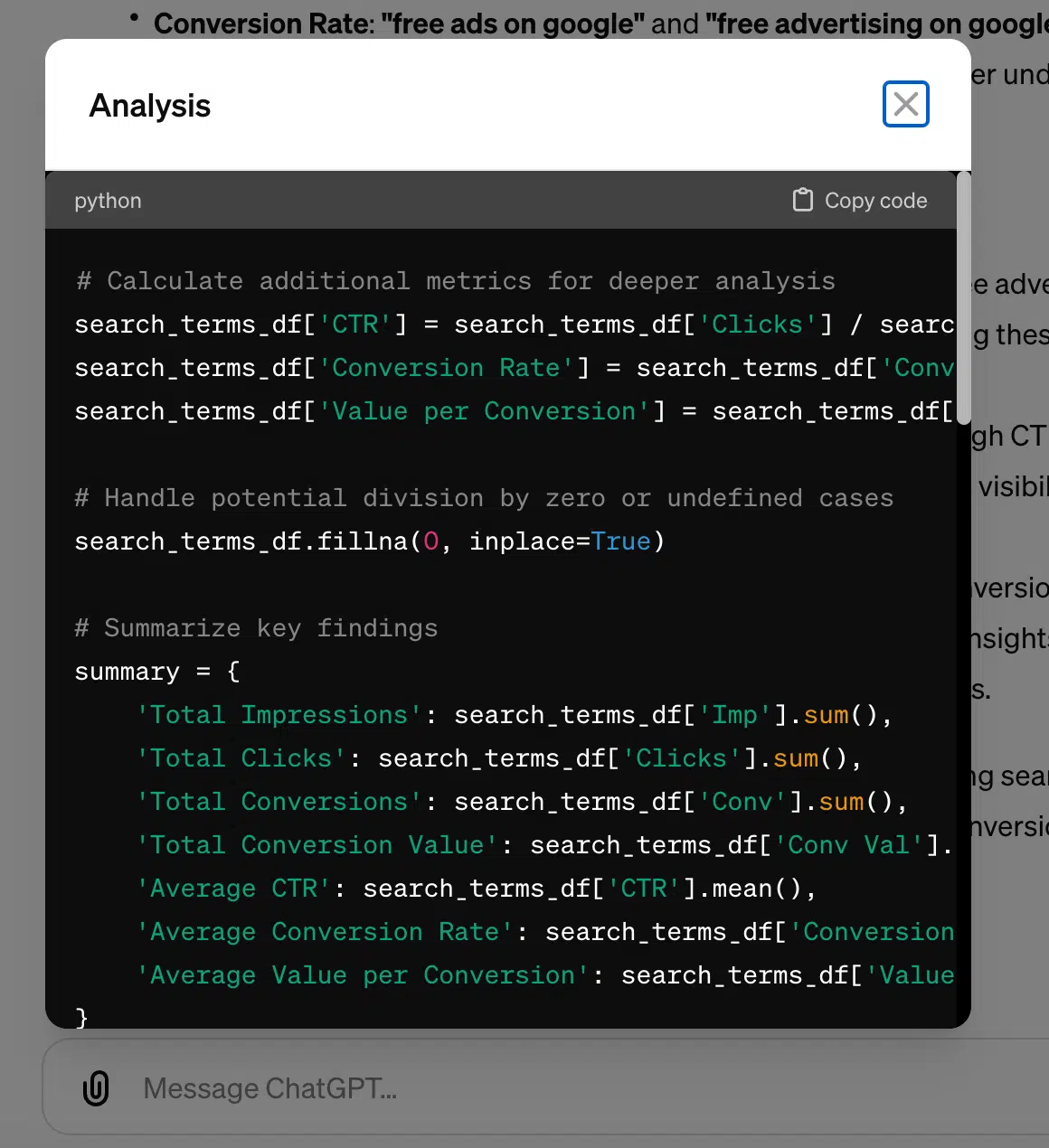 Performance Max data - Advanced Data Analysis