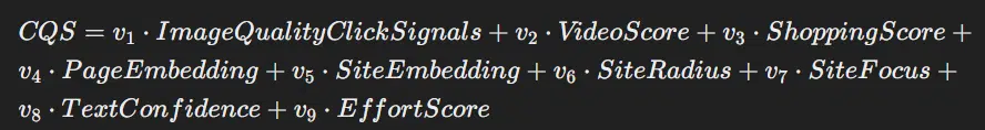 CQS (Content Quality Scores)