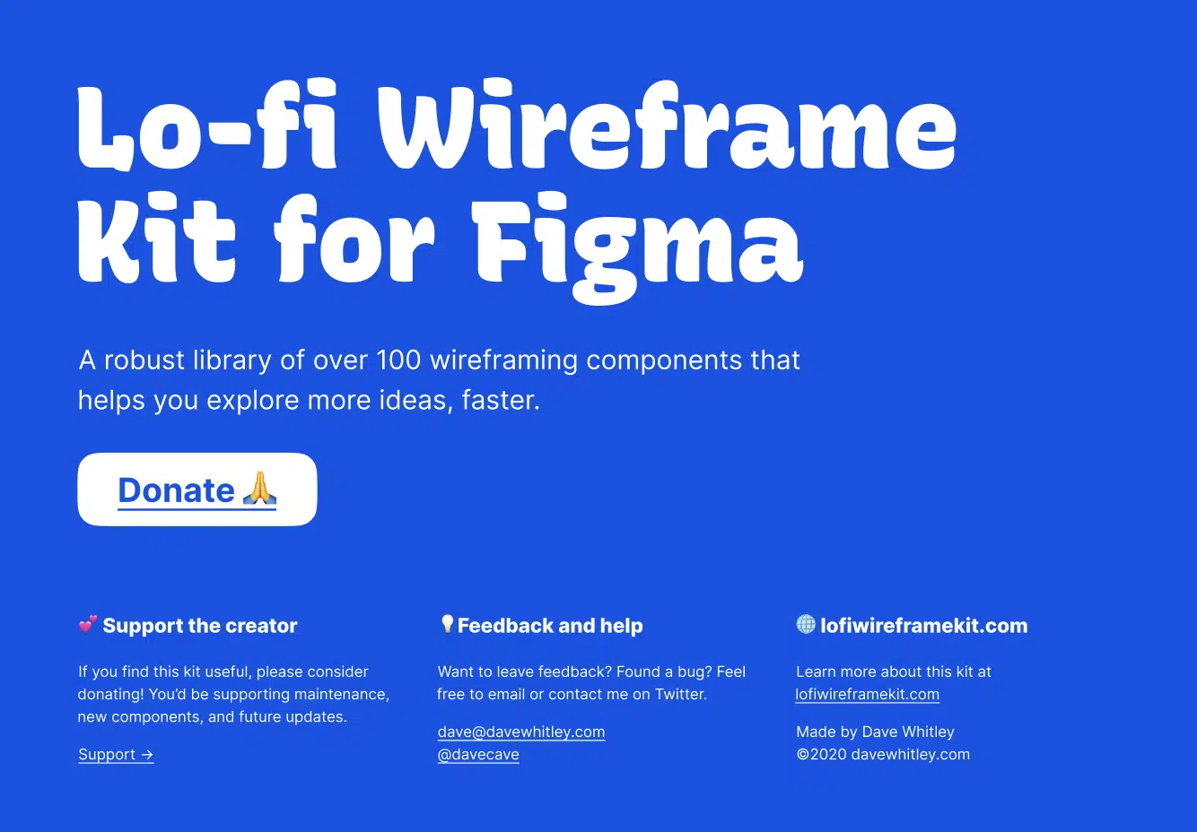 Lo-fi wireframe using Figma