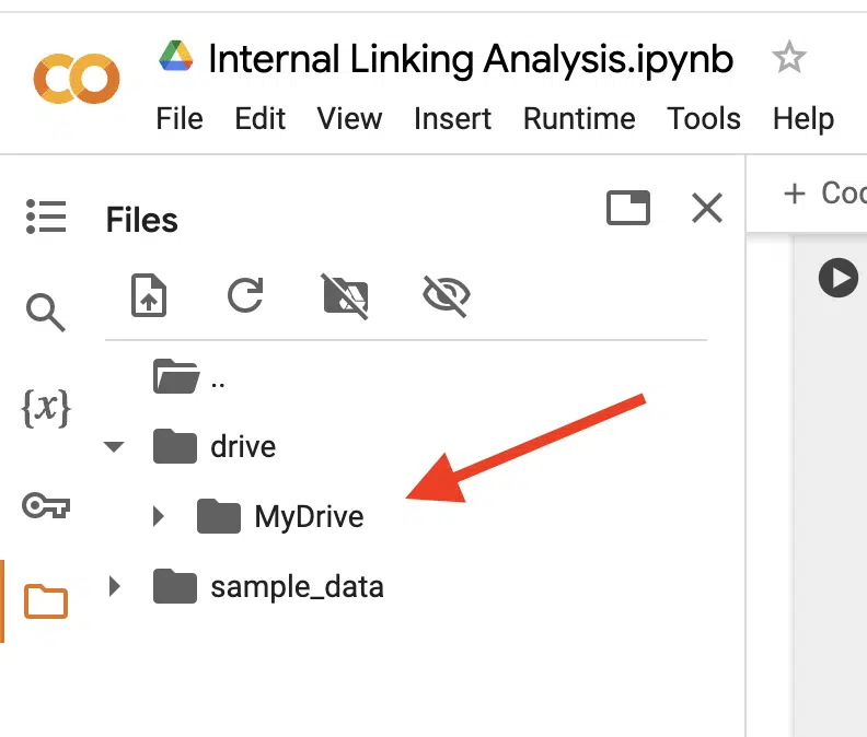 How to connect to Google Drive - Mounted
