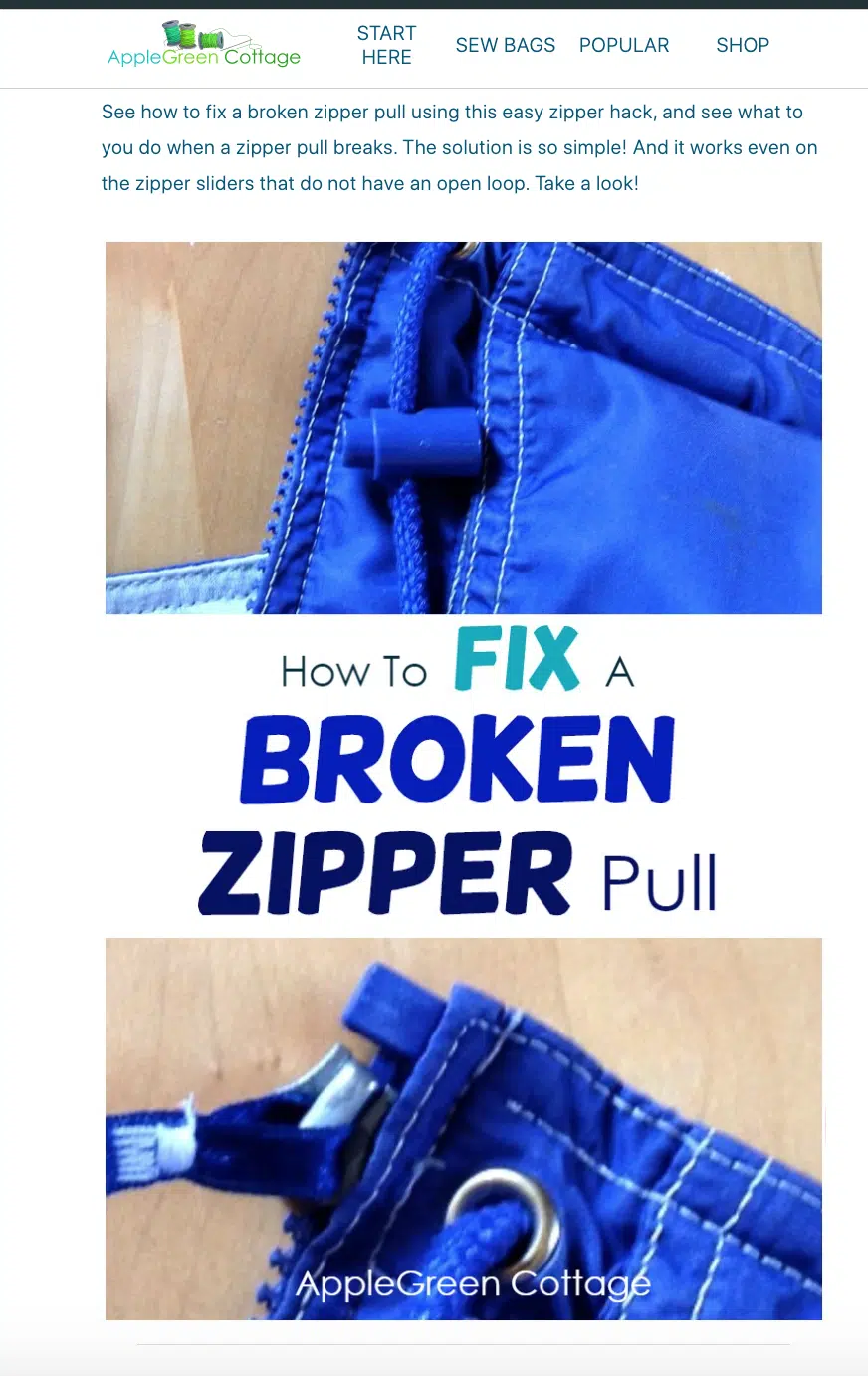 How to fix a zipper - #76 result