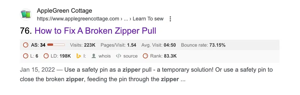 How to fix a zipper - #76 result