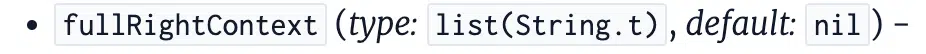 FullRightContext