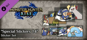 Monster Hunter Rise - Set de pegatinas "Pegatinas especiales 14"