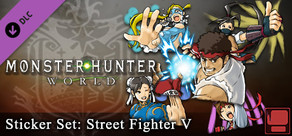 Monster Hunter: World - Set de stickers : Street Fighter V